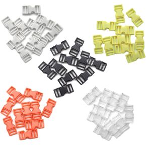 50PCS Mini Plastic Contoured Side Release Buckles for DIY Handmade Tiny Clothes Sewing Mini project production