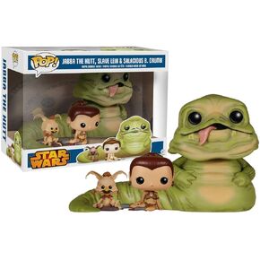 Funko POP! Exclusive Star Wars 6" Jabba the Hutt with Slave Leia & Salacious B. Crumb