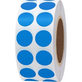 HYBSK 2000pcs Color Coding Dot Labels 1/2 inch 15mm Round Coding Dot Stickers for Envelopes Paper Scrapbook(Fluorescent Green)