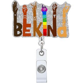 Badge Reel Holder Retractable with ID Clip for Nurse Nursing Name Tag Card, Neuro Badge Holder Alligator Clip for Medical Assistant Nursing Student Doctor Office