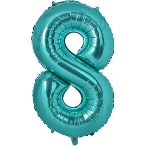 40 inch Number Balloons 8, Number Balloons Big Size for Birthday Graduation Wedding Anniversary Celebration Party Decorations (Red)