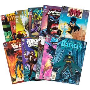 DC Batman Ultimate Comic Book Value Pack- 10 Different Batman Only Comics - Kid/Adult Friendly w No Dupes, Inappropriate Content or Fillers - Christmas Holiday Gift Set for Dark Knight Bat Man Fans
