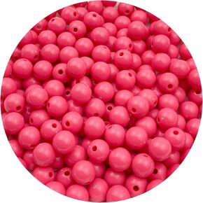 1000Pcs 6MM Acrylic Round Pastel Beads Candy Color Spacer Beads Plastic Resin Beads for Necklace and Bracelet Making Crafting Supplies(301 - Frosted Mixed Color)