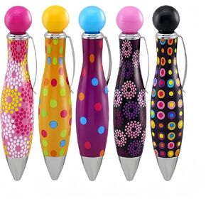 Short Fat Pens Ergonomic Mini Pens For Tremor Arthritis Handicap Parkinson Cute Mini Pen Elegant Fat Pens 5pcs