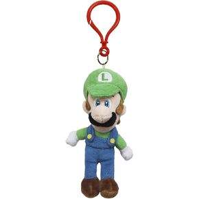 Little Buddy 1833 Super Mario - Luigi 5" Plush Dangler, Multicolor