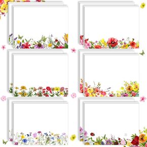 Janlaugh 24 Pads 1440 Sheets Highland Cow Sticky Notes Sticky Memo Pads Self Stick Cute Cow Office Supplies Cow Party Favors Adhesive Notepad for Journal Gift 3 x 4 in(Multicolor, 24 Pads)
