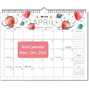 2025-2026 Wall Calendar - 14.5 x 11.5 Calendar 2025 - The Perfect Monthly Calendar Planner for Easy Organizing