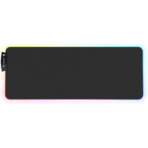 Black RGB Gaming Mouse Pad | 15 Lighting Modes | Soft & Smooth Microfiber | Waterproof | Extra Large Mousepad 31.5 x 11.8 inches | Glowing LED Extended Mousepads | XL XXL Computer Desk Mat in Saudi Arabia