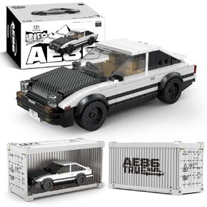TOYOTA AE86 Trueno Building Car Sets with Display Container,TOYATA Officially Licensed, Compatible with Speed Champions, Collectible Racing Car Building Toys for Adults and Kids Boys Ages 8-16(327PCS)