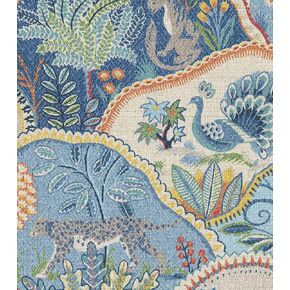 Surface Style Printed Cotton Fabric, Luna 54" Wide