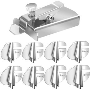 1+4 PCS 2024 New Universal Sewing Foot Foot Singer مع دليل التماس المغناطيسي 7/8/9/10 مم قدم ضغط تنحنح مدفوقة للمنزل المنحني المنحني in Kuwait