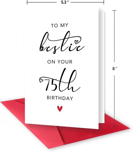 Bestie 50th Birthday Card, 50th Birthday Card for Her Women Best Friend, 50th Birthday Gifts for Sister Female Friend, To My Bestie On Your 50th Birthday in Saudi Arabia
