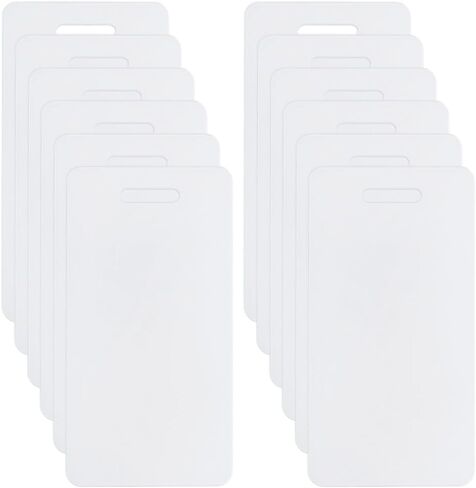 Benecreat 12pcs أبيض Buddy Acrylic Badge ، 4.49x2.2 بوصة DIY شارة Buddy Buddy Budge Barge Barning للممرضة ، المعلم ، تقنية المختبر ، موظف الاستقبال ، الفتحة: 0.78x0.2 بوصة in Saudi Arabia