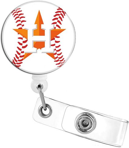 Retractable Badge Holder for Phillies with ID Clip for Healthcare Workers, Teachers, Office Staff, White in Kuwait