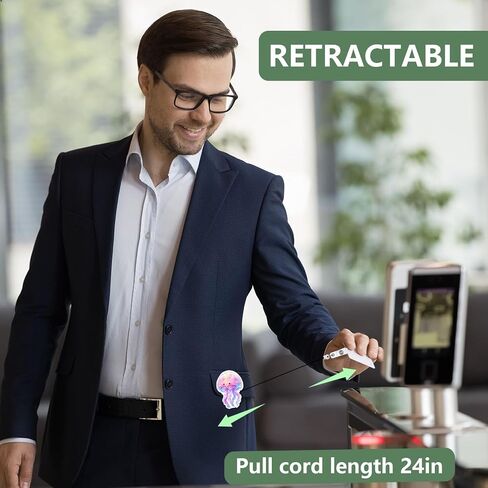 Badge Reel Holder Retractable with ID Clip for Nurse Nursing Name Tag Card, Neuro Badge Holder Alligator Clip for Medical Assistant Nursing Student Doctor Office in Saudi Arabia