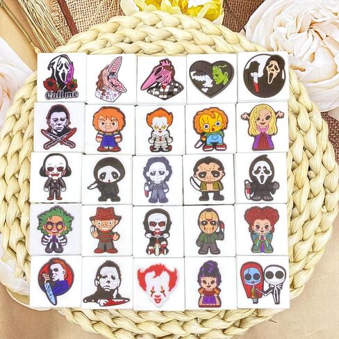 Focal Silicone Beads Halloween 14Pcs Silicone Focal Beads Halloween Characters for Pens Silicone Focal Bead Spooky Vibes for Keychain Diy14Pcs Silicone Beads Halloween in Saudi Arabia