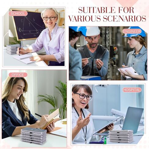 FullHawl 24 PCS Team Gift Bulk للموظف A6 Notebook Notebook Journal Notepad Bulk Gulk Higds for Nurse Teacher Coworker ، 100 صفحة/50 ورقة (لون أسود) in Kuwait