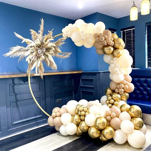 البالون الأزرق الأزرق الحكيم الأخضر ، 60pcs الباستيل زيتون أخضر ألواح زرقاء البيج البيج الأبيض الرمال البيضاء مع البالون اللاتكس الذهبي المعدني لبوهو زفاف زفاف دش الزفاف الحفل in Kuwait