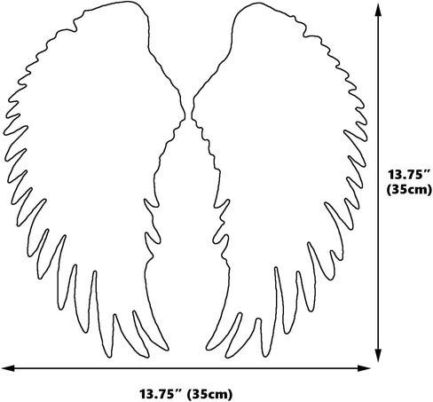 LOCOMO Large Sequin Angel Wing Iron On Patch Sew On Patch DIY Applique Motif for Clothing Jacket Decoration in Saudi Arabia