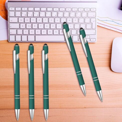 50 Pcs Black Inkling Ballpoint Pen with Stylus 2 in 1 Ballpoint Pen for Touch Screens, 2 in 1 Thank You Pen Gift for Colleagues, Coworker, Office (Rose Pink) in Saudi Arabia