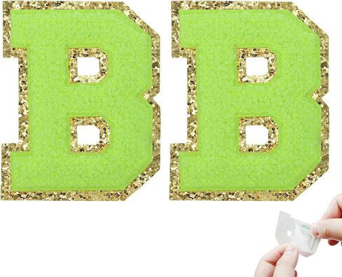 2pcs تصحيحات رسائل لاصقة ذاتيا على بقع خطاب تشنيل بقع صغيرة لترتر باقعة خطاب تشنيل لالتقاط حقيبة الحرف المحمولة الحرف المحمولة (الأزرق ، ص) in Kuwait