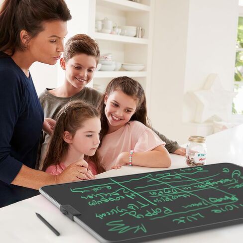 39 بوصة LCD للكتابة اللوحي للأطفال البالغين - اللوحة البيضاء للمكتب والمدرسة والمنزل - لوحة الطباشير الجافة الإلكترونية مع Mount & Stylus - بديل للكتابة/المذكرة ، محو فوري ، دوران مجاني in Saudi Arabia