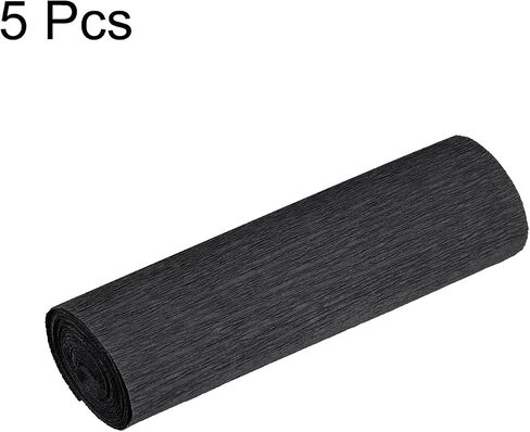 MECCANIXITY Crepe Paper Roll 8.2ft Long 5.9 Inch Wide for Wedding Ceremony Various Large Festivals Decoration, Beige Pack of 5 in Saudi Arabia