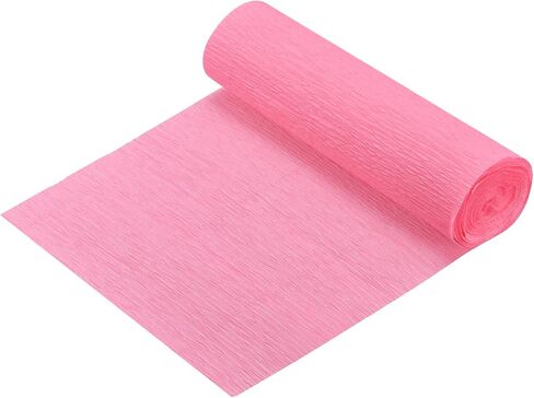 MECCANIXITY Crepe Paper Roll 8.2ft Long 5.9 Inch Wide for Wedding Ceremony Various Large Festivals Decoration, Beige Pack of 5 in Saudi Arabia