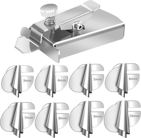 1+4 PCS 2024 New Universal Sewing Foot Foot Singer مع دليل التماس المغناطيسي 7/8/9/10 مم قدم ضغط تنحنح مدفوقة للمنزل المنحني المنحني in Kuwait