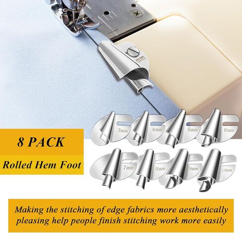 1+4 PCS 2024 New Universal Sewing Foot Foot Singer مع دليل التماس المغناطيسي 7/8/9/10 مم قدم ضغط تنحنح مدفوقة للمنزل المنحني المنحني in Kuwait