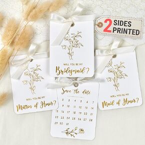 Bridesmaid Proposal Card Set - 8 Will You Be My Bridesmaid Card, 2 Maid Of Honor Proposal Cards, 2 Matron Of Honor Cards, Asking Bridesmaid Gifts, Wedding Bridesmaid Gifts Ideas