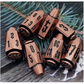2025 فريدة من نوعها المعادن DND DICE DINER/WAND DICE ، CTHULHU AWANDEAT DESIGN ، عشوائي King DICE 7-IN-2 عجلات مزدوجة الزهر للأزواج و Dragons Warhammer RPG Play Game Game