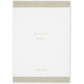 Promptly Journals, My Grief Journal: A Healing Journey (Wheat, Linen) | Guided Journal for Grief | Grief and Loss Journal | Grief Journal for Mental Health