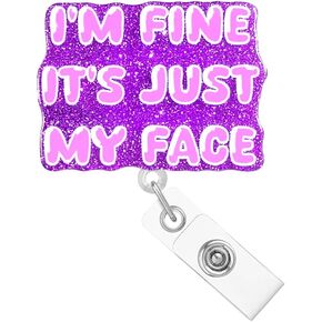 Nurse Urology Badge Reel Holder Dialysis Kidney Funny Urine Good Hands Badge Reels Retractable for Nurses Medical Nursing Student Badge Clip Gifts Glitter RN CNA PCT ID Card Holder