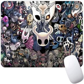 Hollow Knight Metroidvania Video Game Non-Slip Mousepad Gaming Computer Mouse Pad Gaming Desktop Laptop Mouse Pad with Stitched Edge 7.1 x 8.7 inches