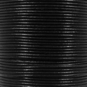 3 mm Natural Round Leather Cord - 25 Yards - Perfect for Crafts, DIY, Jewelry, and More!