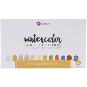 Prima Marketing 584276 Watercolor Confections: Decadent Pies