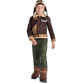 Dress Up America Aviator Costume for Kids - Fighter Pilot Dress-Up Set for Boys and Girls