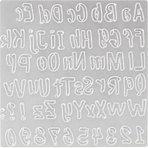 SIZZIX THINLITS DIE Alpha, Bold Brush Alphabet