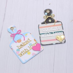 KSCRAFT Cutting Board and Pizza Metal Cutting Dies Stencils for DIY Scrapbooking/Photo Album Decorative Embossing DIY Paper Cards