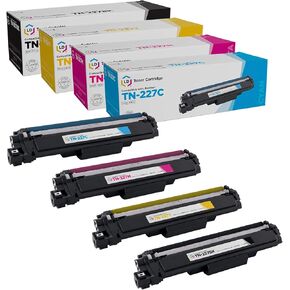LD Products Compatible TN227 Replacements for Brother TN227BK TN227C TN227Y TN227M Toner Cartridge High Yield for use in HL-L3230CDW HL-L3270CDW HL-L3290CDW MFC-L3710CW MFC-L3750CDW MFC-L3770 (4-Set)