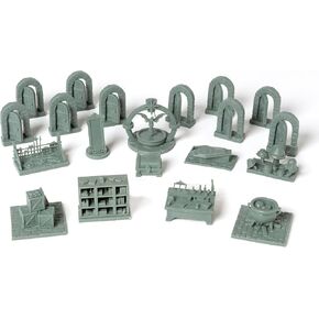 Blacklist Games Miniatures: Fantasy Series 1 Scenery and Doors Bundle - Highly Detailed, 11 Unique Designs (20 Miniatures)