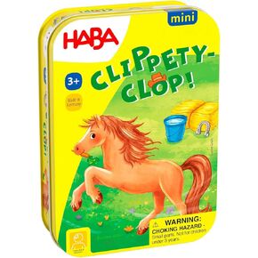 HABA Clippety-clop! Mini Travel Game for Horse Lovers Ages 3+
