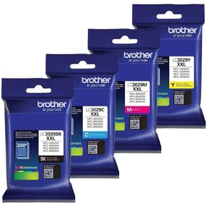 Brother LC-3029XXL Ink Cartridge Set of Black, Cyan, Magenta, Yellow in Retail Packing