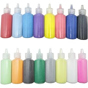 Yayatty Art Sand, 48 Color Sand Art Bottles Kits, Colored Sand Bottles, Sand Arts and Crafts Kit for DIY Drawing, Painting and Crafts, 1.25 oz Bottles