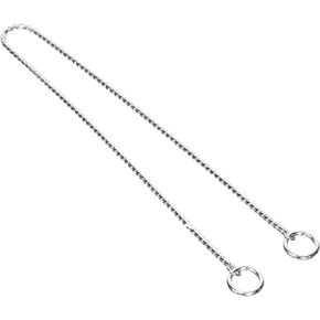 Guardian Gear X-Fine Chrome Snake-Chain Dog Collar, 18"
