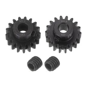 uxcell Mod 1.5 Pinion Gear Set 8mm Shaft 17T 18T Motor Gears Hardened Steel Pinion Gear for RC Car (2pcs)