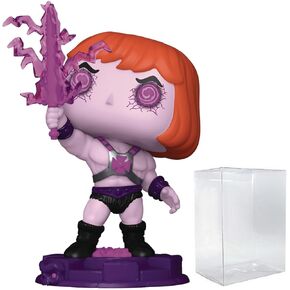 POP Funko Fusion: Masters of The Universe - He-Man Limited Edition Chase Funko Vinyl Figure (Bundled with Compatible Box Protector Case), Multicolored, 3.75 inches