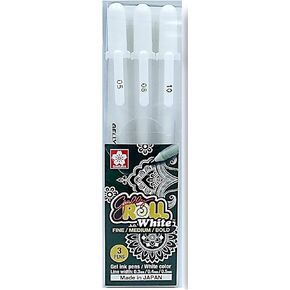 Sakura 57454 Gelly Roll Classic Ass't (05/08/10) 3pk Pen, White-1