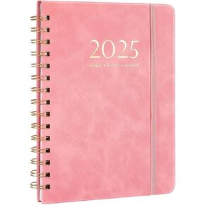 Lurrose 2025 Planner - Weekly and Monthly Planner, January 2025 - December 2025, 2025 Calendar Planner Book for Office Home School